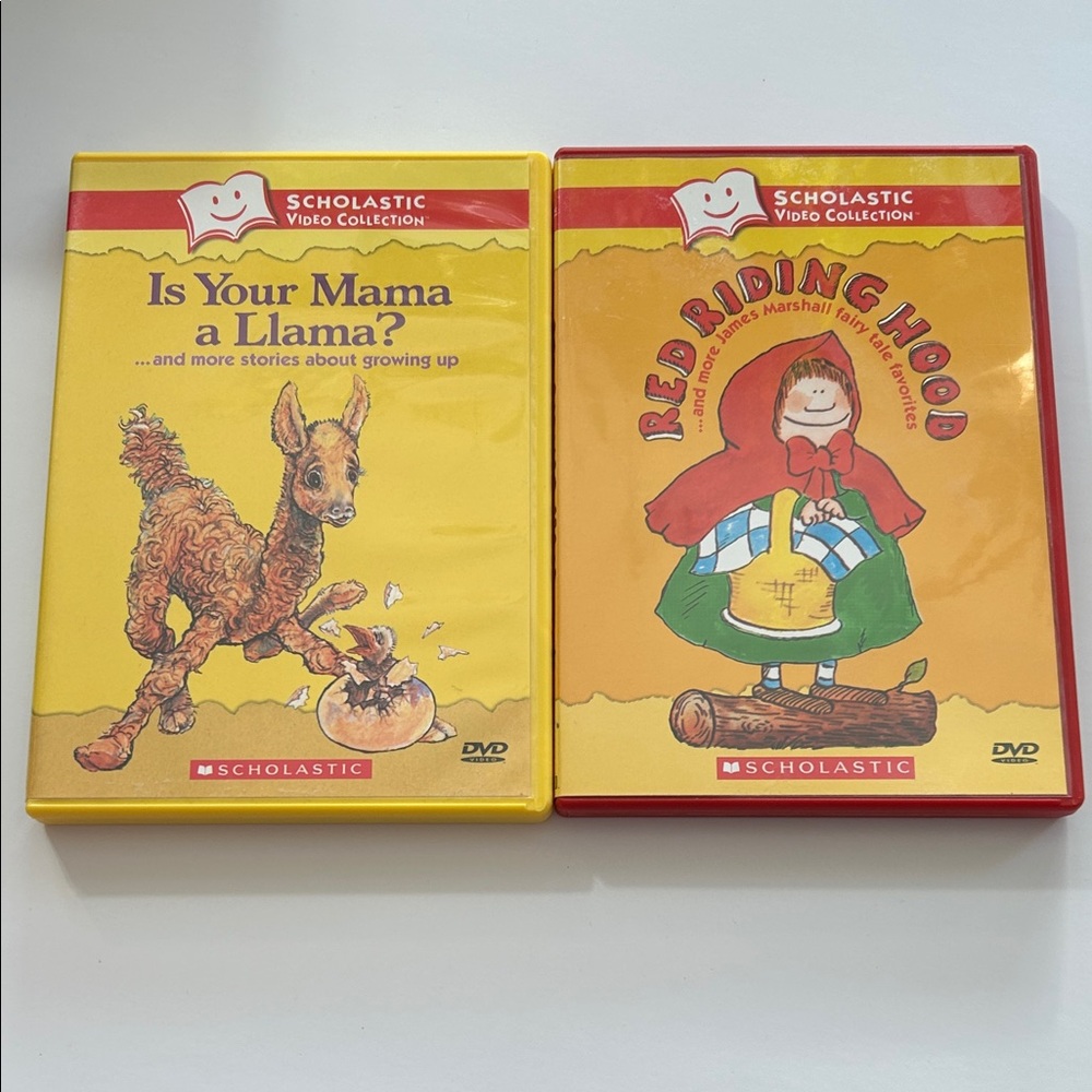 Scholastic DVD Lot Kids Childrens Learning Movies